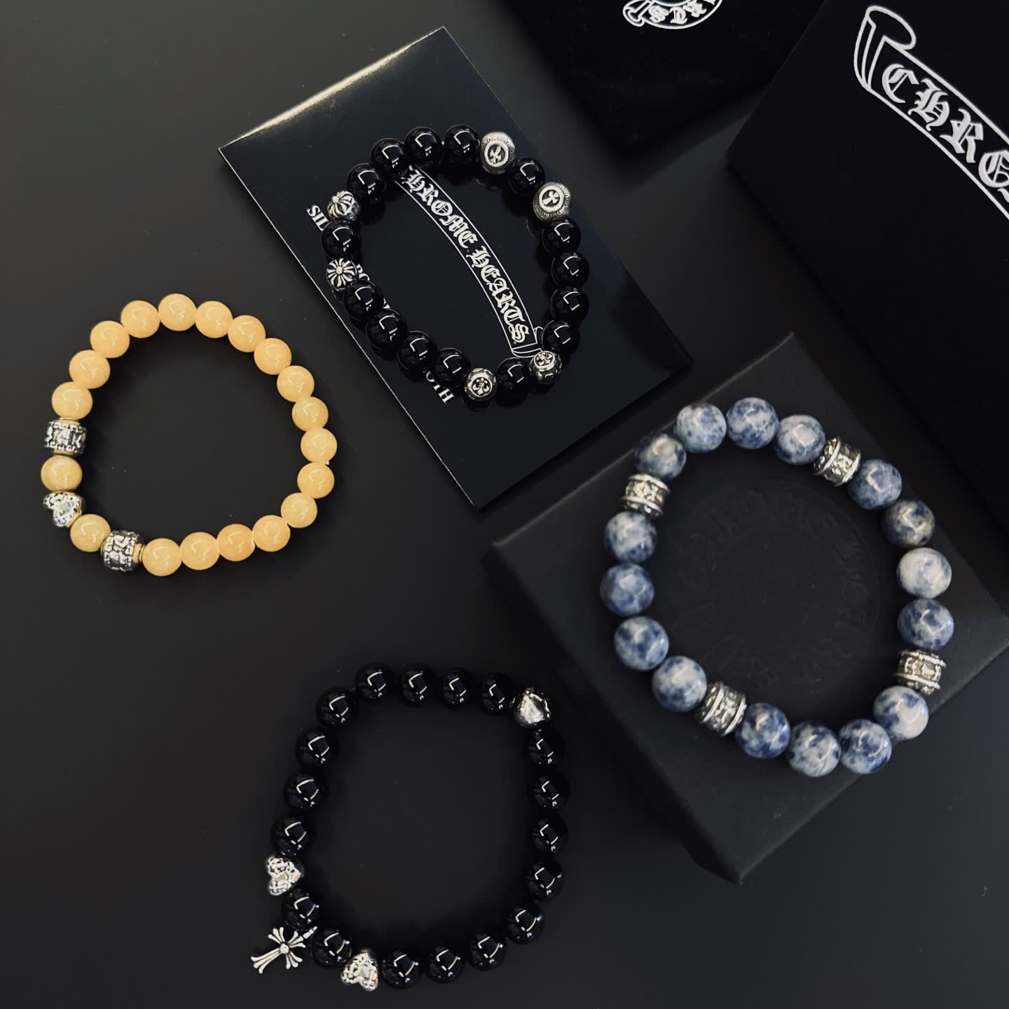 Chrome Hearts Beaded Bracelets Set